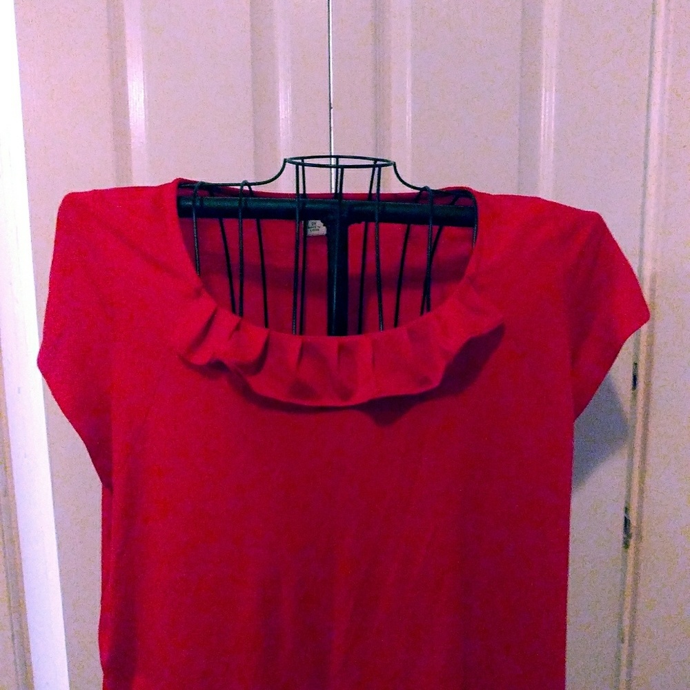 4 for $25🎈Sag Harbor red blouse